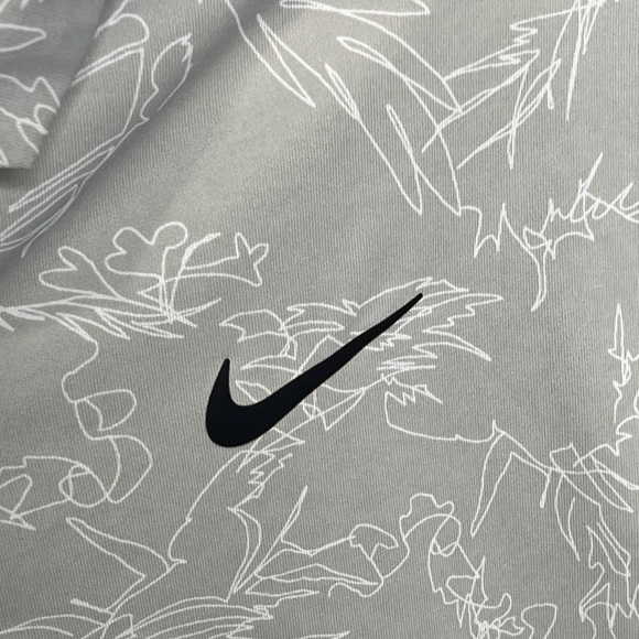 TW Tiger Woods Men's Nike Dri-FIT ADV Golf Polo Light Smoke Gray DX6092-077 Lrg - Picture 7 of 13